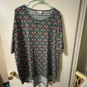 Multicolor Irma top by LuLaRoe